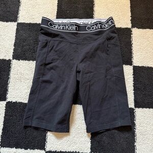 Calvin Klein Black Biker Shorts